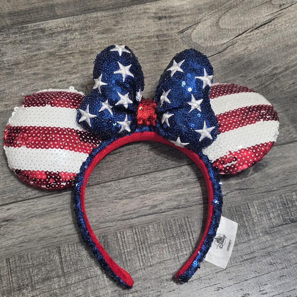 American Flag/4th Of July Disney Ears